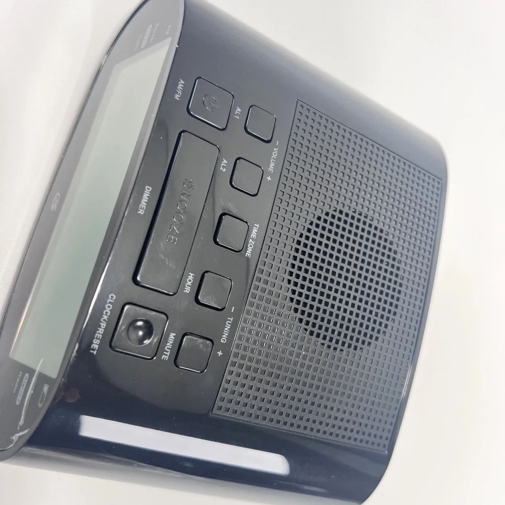 GPX 1.2 in. Black LED‎ Dual Alarm Clock Radio with AM/FM C303B - New